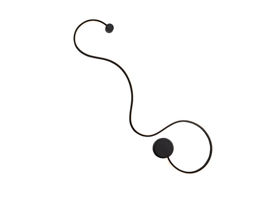 Aplique de Pared LED Grafos 94 cm Negro Mate Schuller - vista principal | Schuller