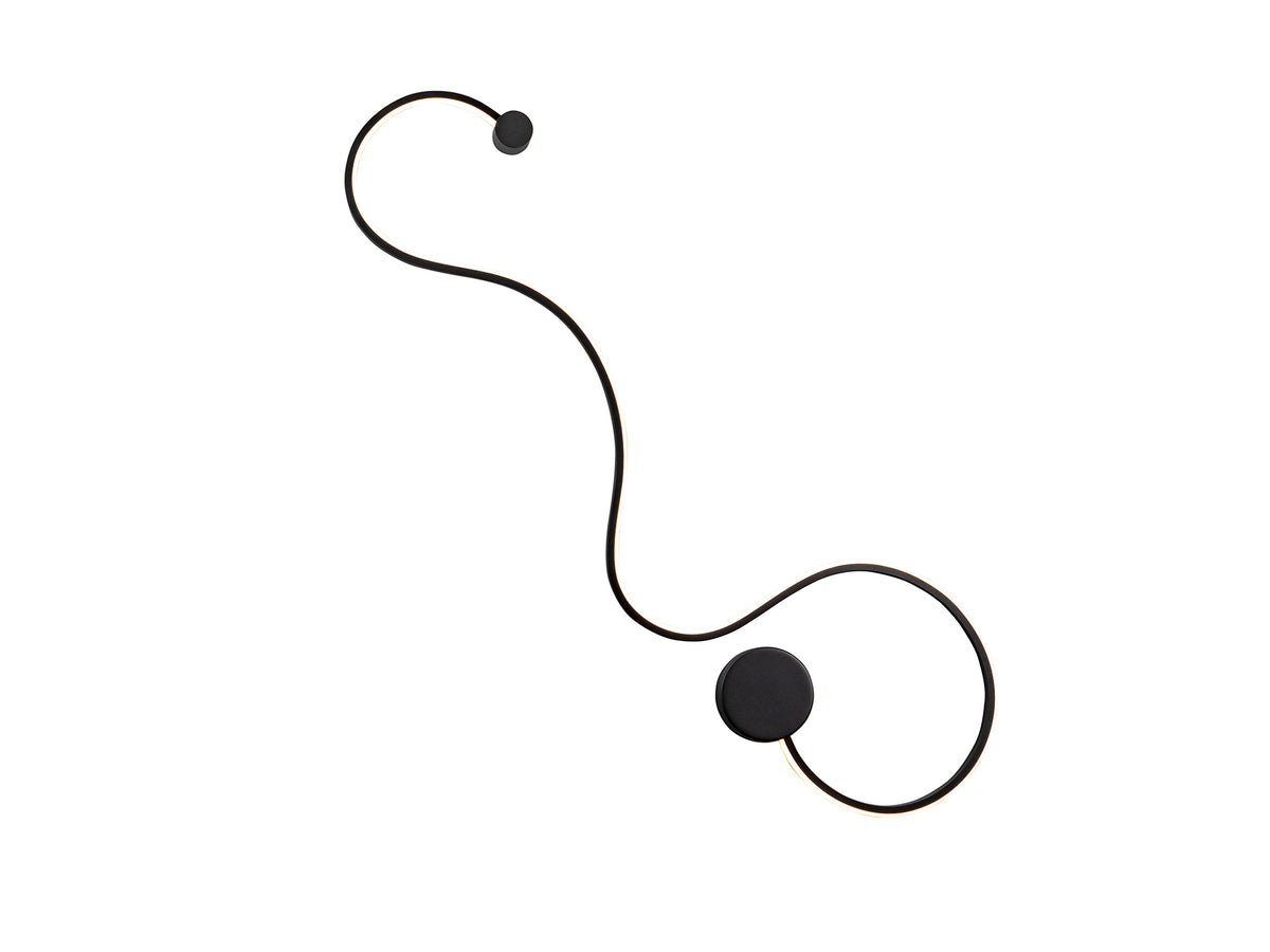 Aplique de Pared LED Grafos 94 cm Schuller - Grande, Negro | Schuller · Ref. 227018