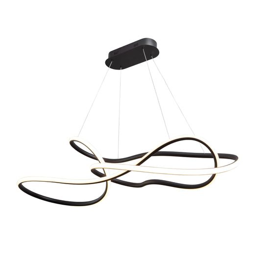 Lámpara Colgante LED Evania 85W Negro Mate Regulable Schuller - vista principal | Schuller