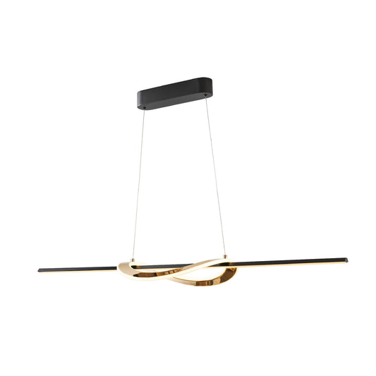 Lámpara de Techo LED Enora 39W Negro y Dorado Schuller - vista principal | Schuller