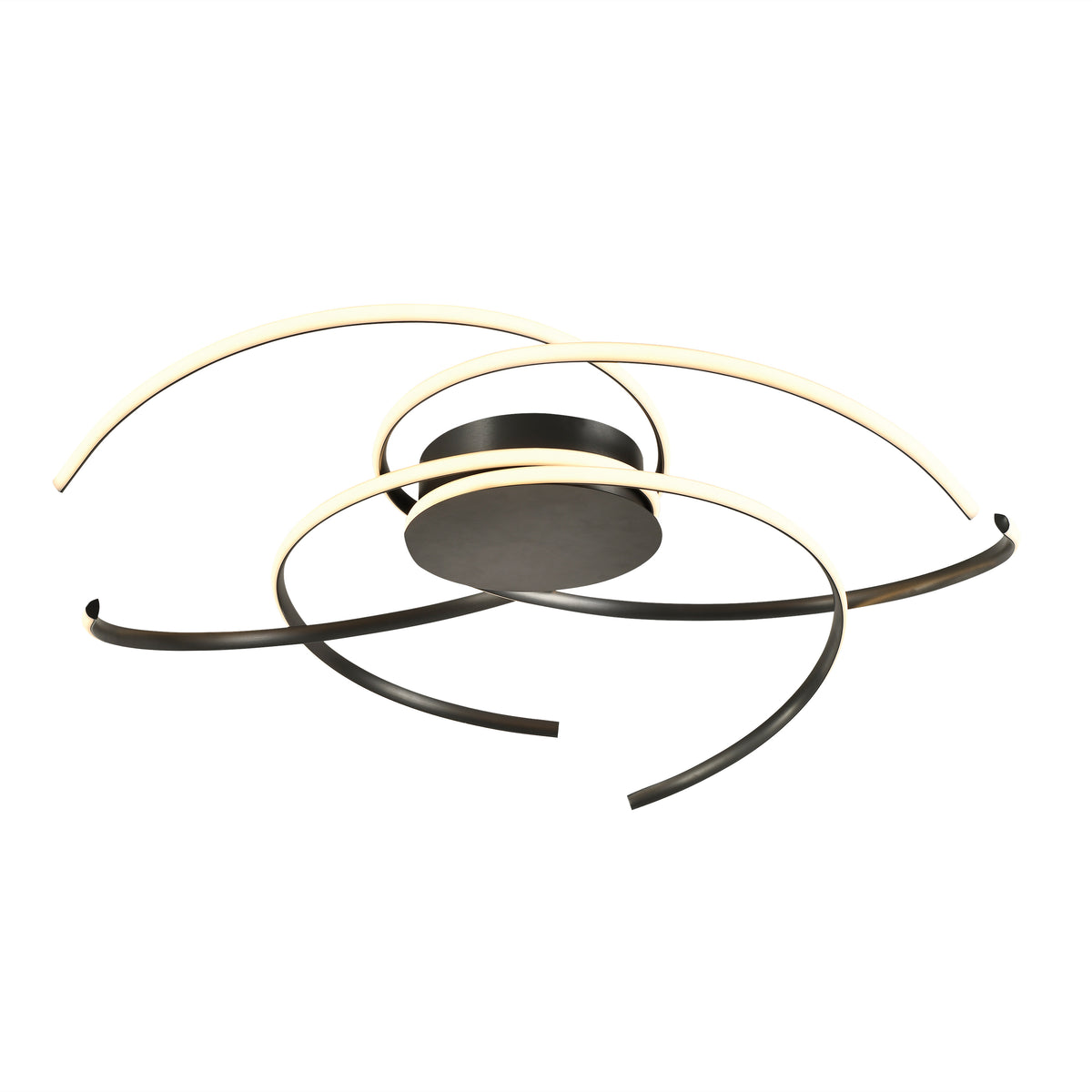 Plafón de Techo LED Cadence 100 cm 68W Negro Mate Schuller - vista principal | Schuller