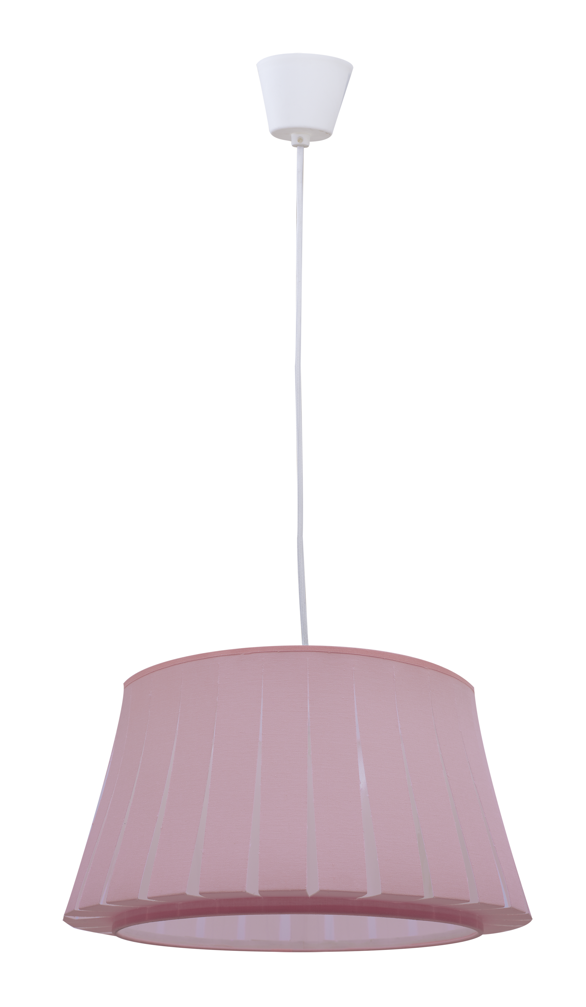 Colgante infantil rosa Fabrilamp / Abrila fabricado en material resistente, color rosa suave