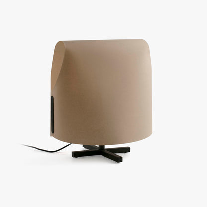 Lámpara de mesa LUANG M FARO moderna negra y camel, diseño exclusivo 23002-58