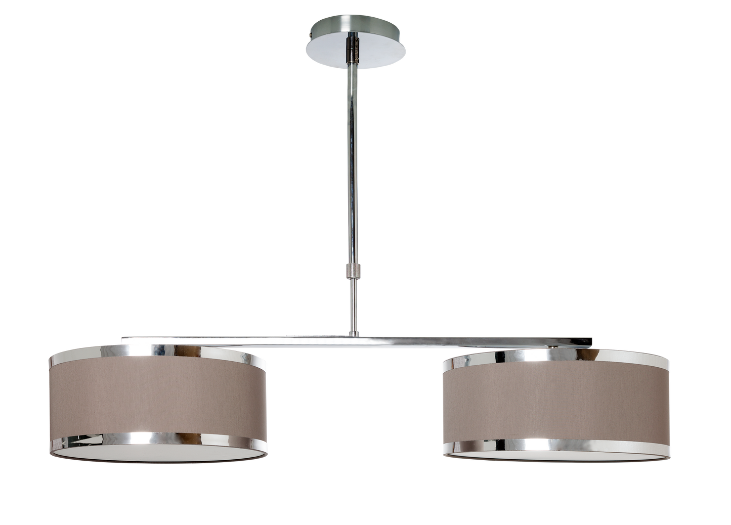 Lámpara de mesa Lanzarote fabricada en color beige, ideal para hogar