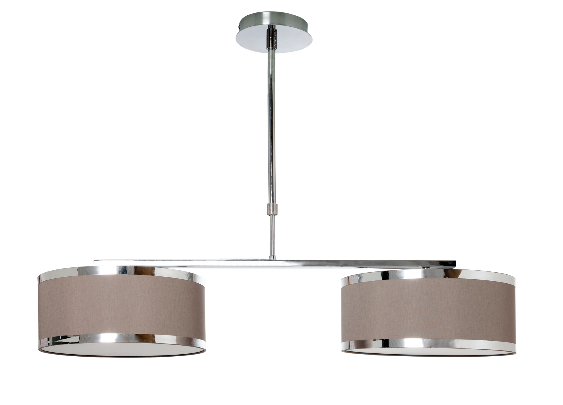Lámpara de mesa Lanzarote fabricada en color beige, ideal para hogar
