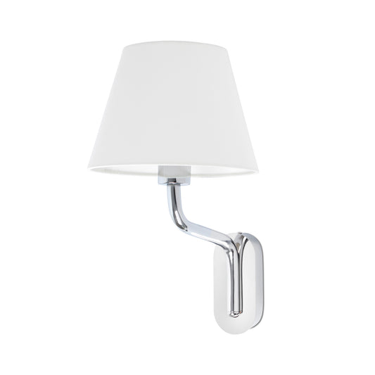 Aplique de Pared ETERNA 47 cm Pantalla Blanca y Cromo FARO - vista principal | FARO