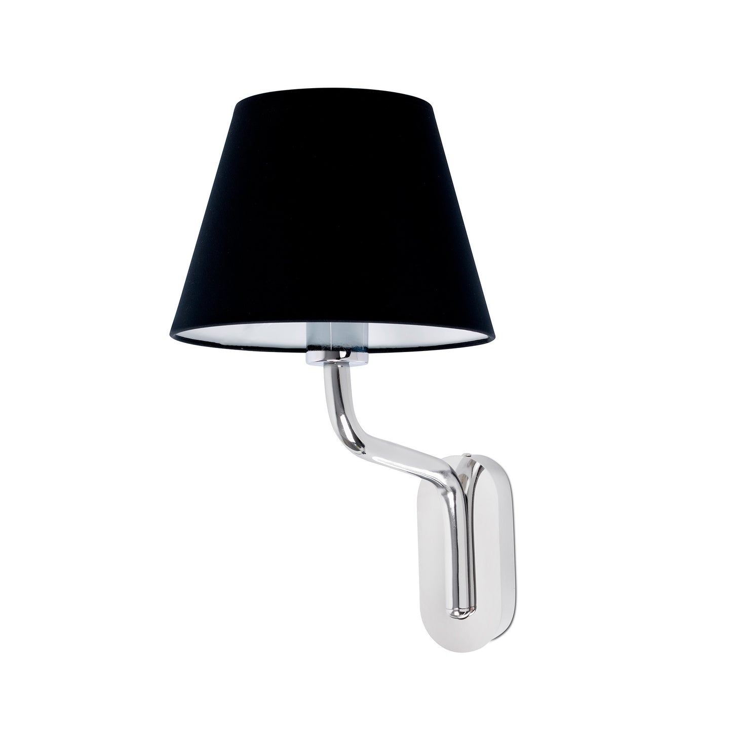 Aplique ETERNA FARO de pared interior negro y cromo, Ref 24005-12