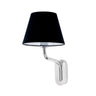 Aplique ETERNA FARO de pared interior negro y cromo, Ref 24005-12