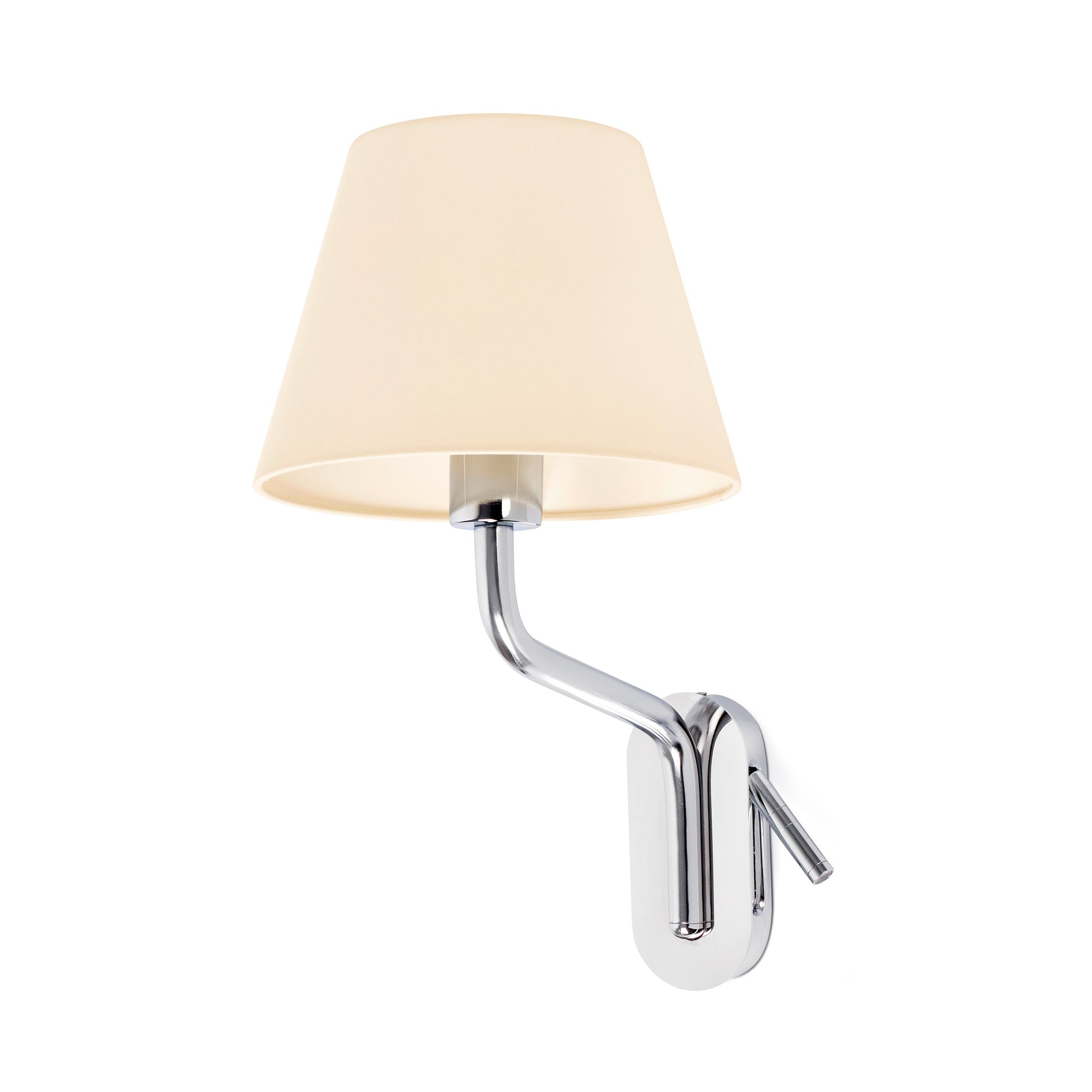 Aplique ETERNA con Lector FARO, cromo y beige, Ref 24007-11