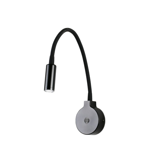 Aplique Lector PIXIE Negro FARO 24016 para dormitorio