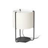 DRUM Lámpara de Mesa Beige y Negra FARO 24020-31-US