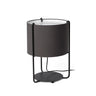 DRUM Lámpara de Sobremesa Negra y Gris FARO 24020-32-US para despacho