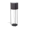 DRUM Lámpara de Pie Negra y Gris FARO diseño atemporal 24023-34-US