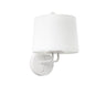 Aplique perchero MONTREAL FARO en blanco textil, Ref. 24030-01