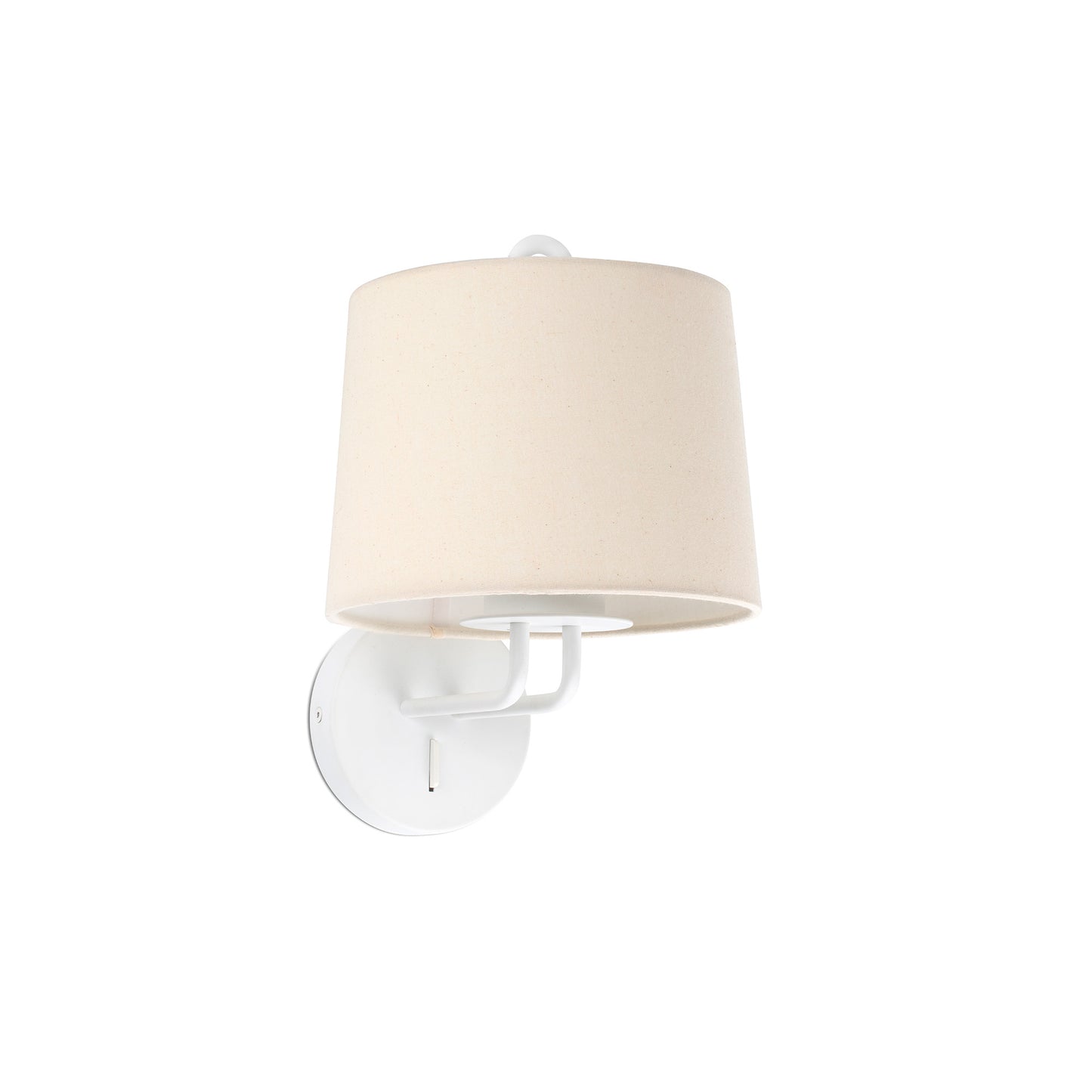 Montreal Aplique Perchero Faro, lámpara de pared blanca y beige, Ref 24030-02