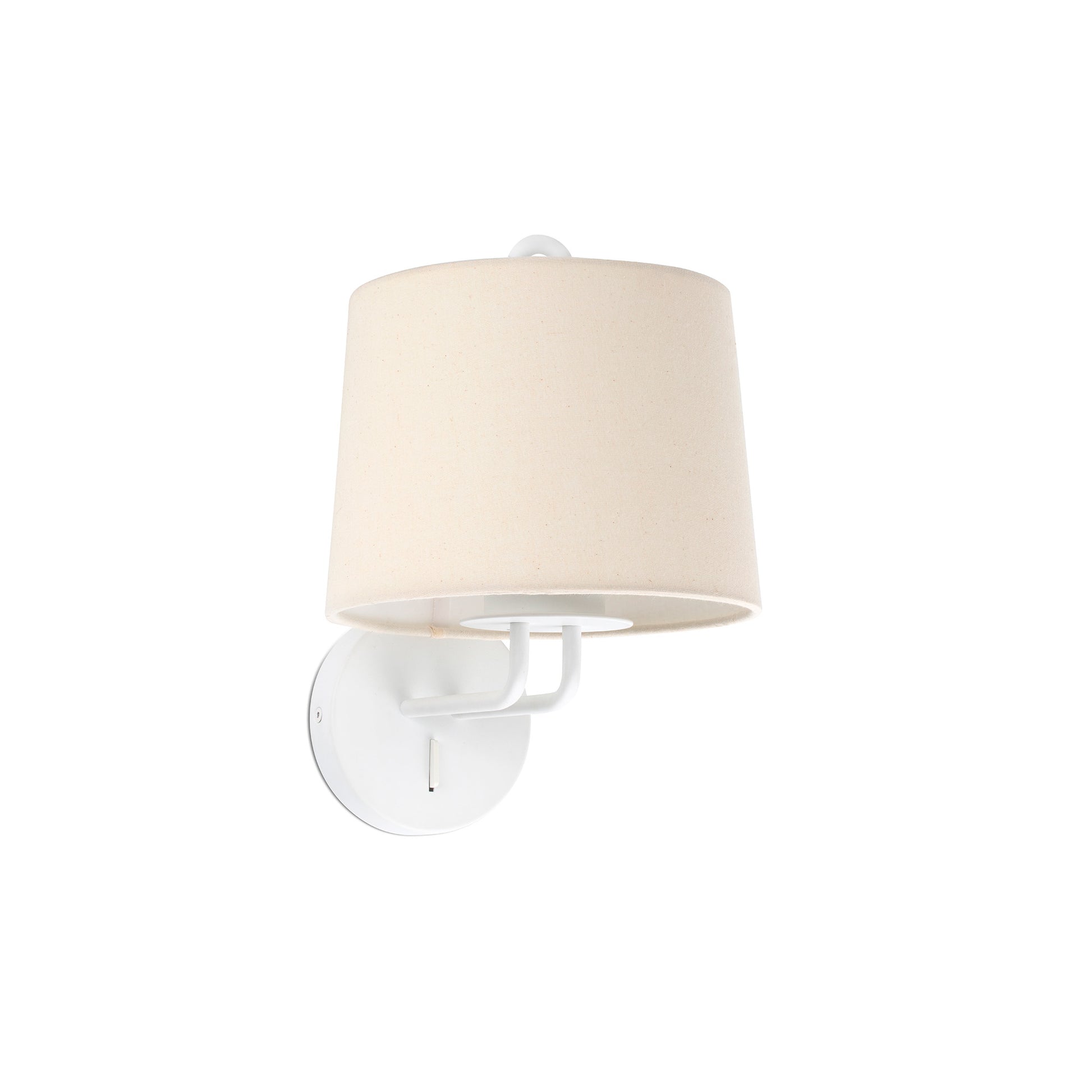 Montreal Aplique Perchero Faro, lámpara de pared blanca y beige, Ref 24030-02