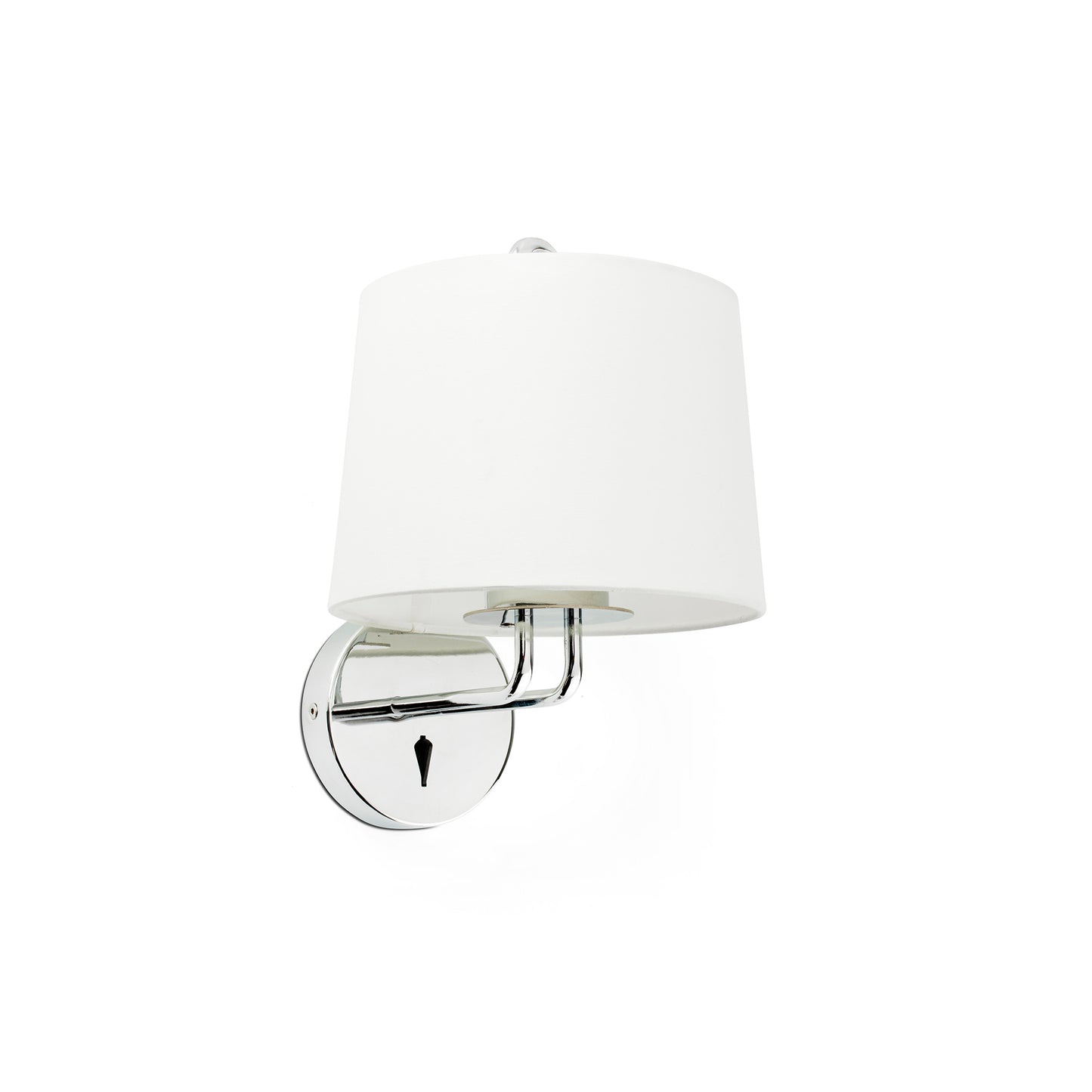 Aplique de pared MONTREAL con perchero FARO cromo y blanco, Ref 24031-01