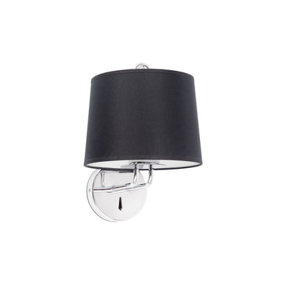 Aplique perchero MONTREAL FARO cromo y negro, Ref 24031-03