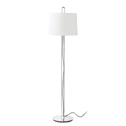 Lámpara de pie MONTREAL FARO cromo y beige, Ref 24037-08