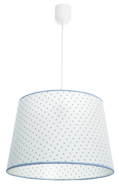 Colgante Okapi fabricado en materiales seguros color celeste, ideal para niños