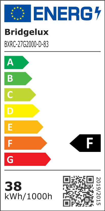 Etiqueta energética de Lámpara de Pie STAFF 184 cm LED Negro Satinado FARO