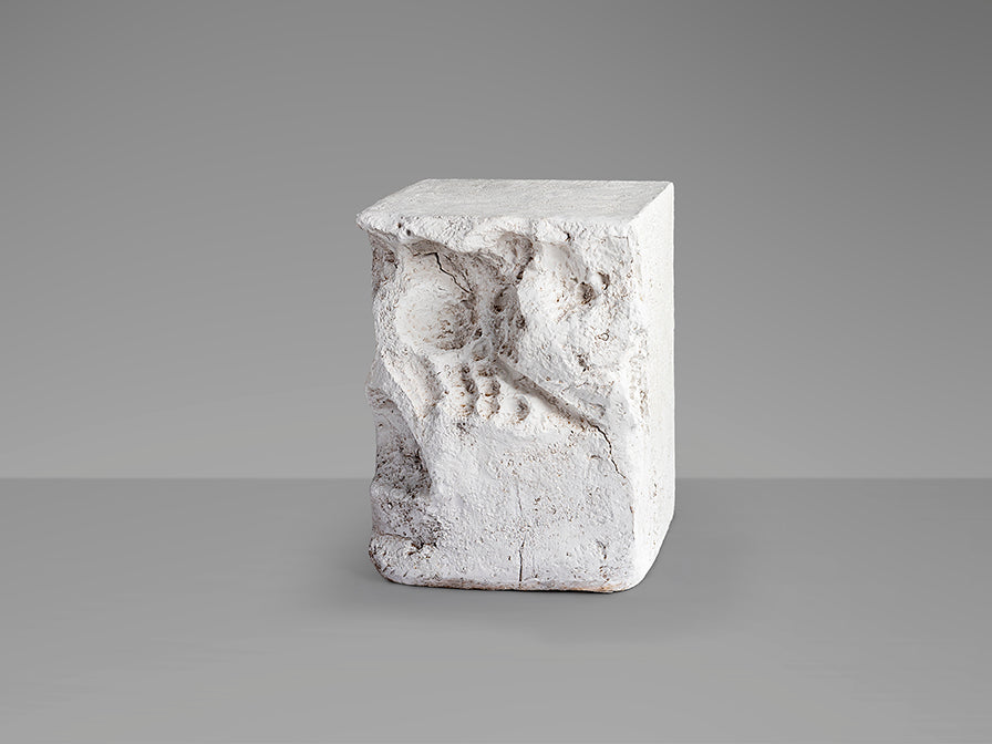 Mesa Auxiliar Blanca Block - Textura Cemento - Schuller - 409483 - Vista 5