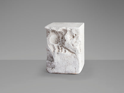 Mesa Auxiliar Blanca Block - Textura Cemento - Schuller - 409483 - Vista 5