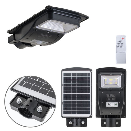 Aplique Solar LED TECHTOUCH Solar Street Light 2510003 para iluminación exterior potente y duradera.
