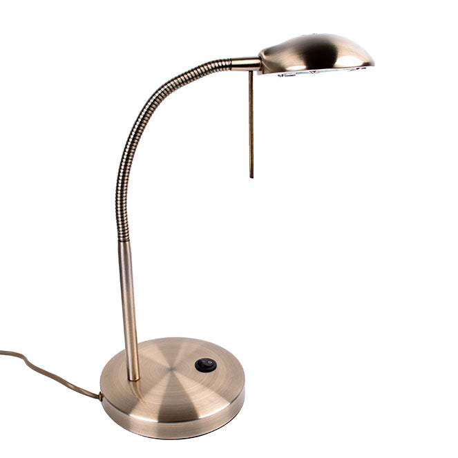 Lámpara de Sobremesa Articulada STU 43 cm Acabado Cuero Interlusa - vista principal | Interlusa · Ref. 251370114