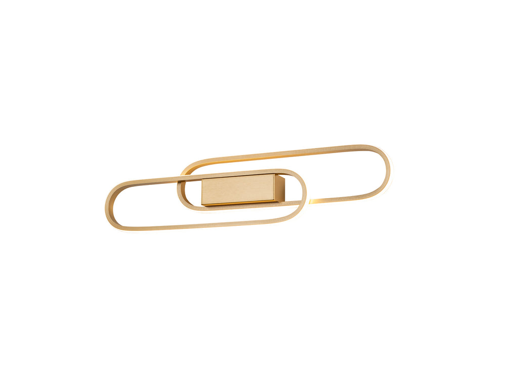 Aplique y Plafón LED Odele 70 cm 24W Dorado Mate Schuller