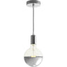 Colgante de techo SENSATION Interlusa en plata con altura regulable
