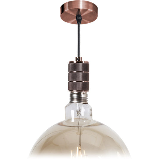 Colgante Sensations 6 cm Cobre Interlusa - Vista frontal principal en fondo blanco | LuzGurú