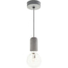 Colgante SENSATION Interlusa gris minimalista ajustable E27