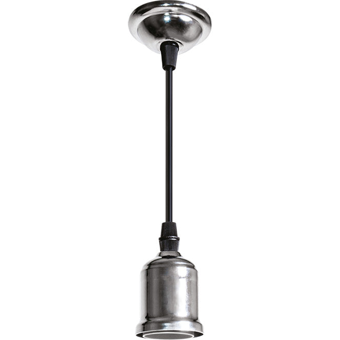 Lámpara Colgante Sensation Type-A 6,5 cm Cromo Interlusa - Vista frontal principal en fondo blanco | LuzGurú