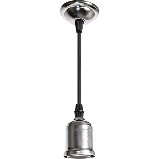 Lámpara Colgante Sensation Type-A 6,5 cm Cromo Interlusa - Vista frontal principal en fondo blanco | LuzGurú