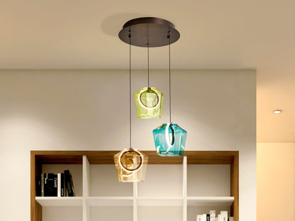 Lámpara Colgante Ingrid LED Bronce Oscuro Schuller - 3 luces, Colores | Schuller · Ref. 279413