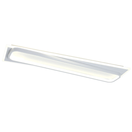 Plafón LED Mantis blanco 80W Alemar con diseño en metal y acrílico - Vista principal