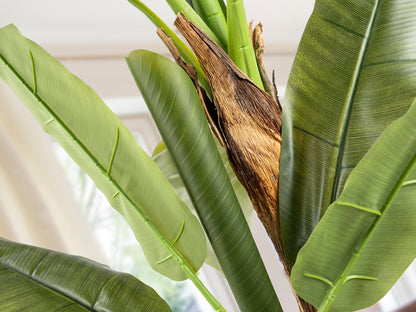 Platanera Artificial Musa Paradisiaca 180 cm con Maceta Schuller en ambiente decorado | Schuller