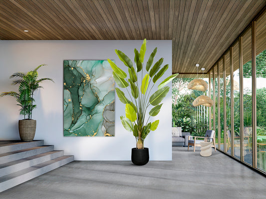 Planta Artificial Ave del Paraíso 250 cm con Maceta Verde Schuller - vista principal | Schuller
