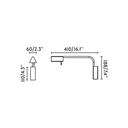Aplique LED con tecnología SMD LED y luz regulable touch