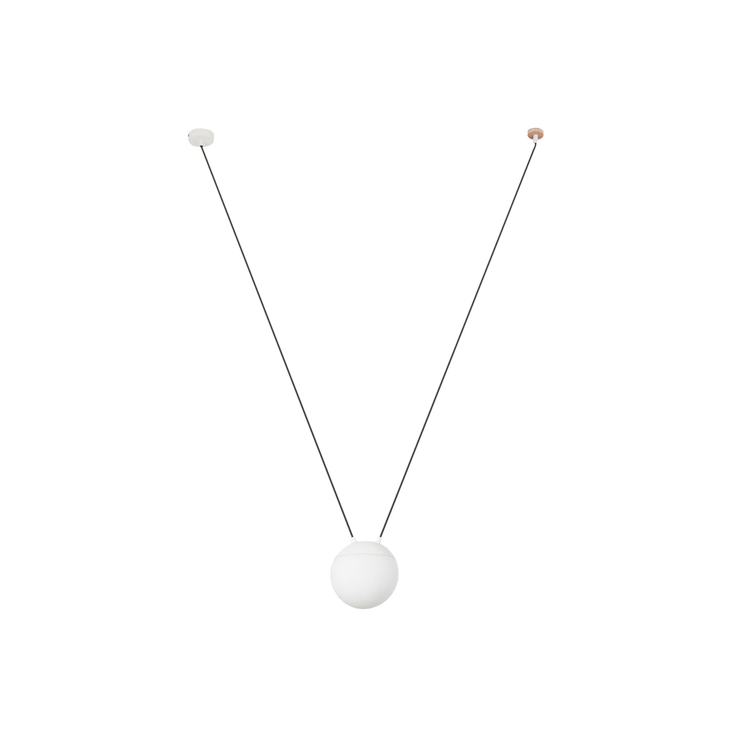 MINE PC SPACE Lámpara Colgante Blanca FARO, diseño adaptable 28209-1L