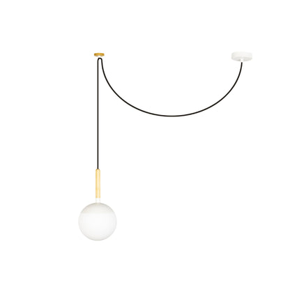 MINE PC Lámpara Colgante Blanca FARO - Diseño Moderno y Funcional Ref. 28209