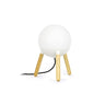 Lámpara MINE PC Faro, sobremesa blanca, Ref. 28211. Diseño minimalista y luz cálida.