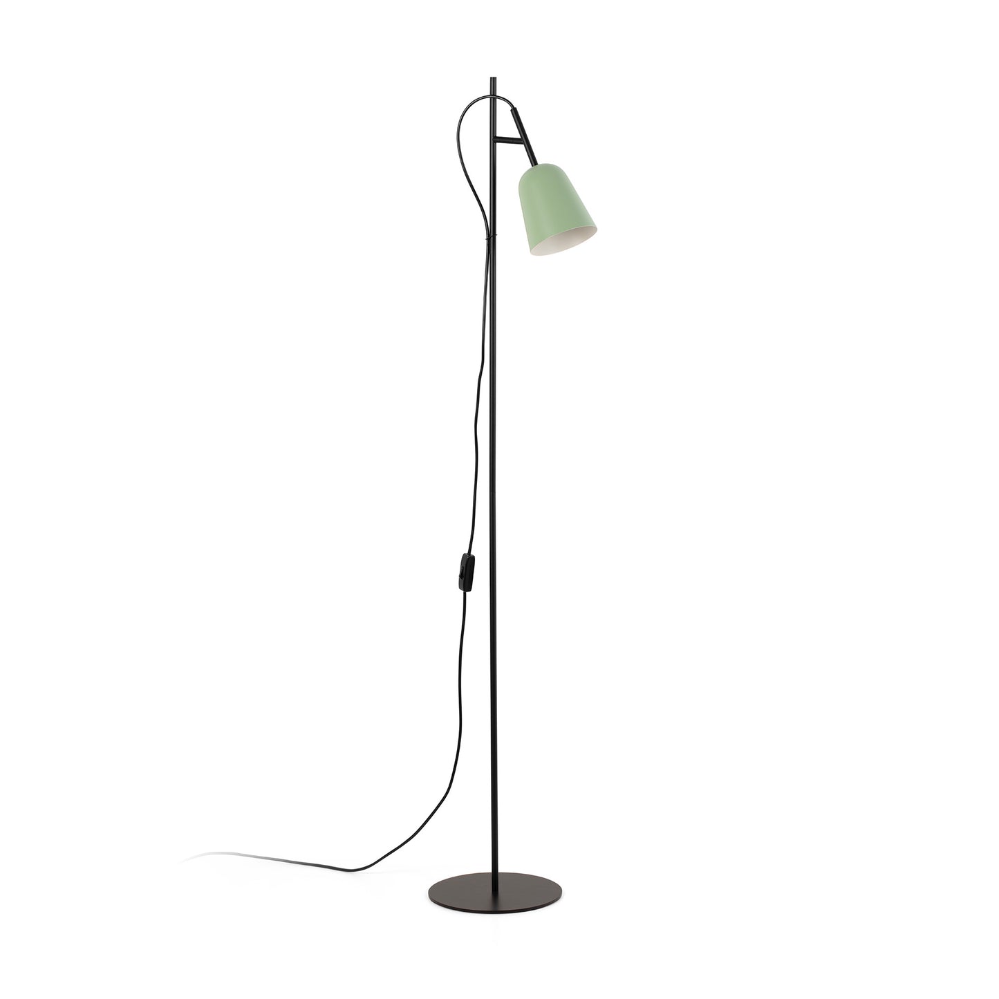 Lámpara de pie Studio Faro verde diseño moderno para salón, referencia 28256