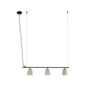 STUDIO Colgante Lineal Diseño Moderno Verde FARO 28268 de LuzGuru