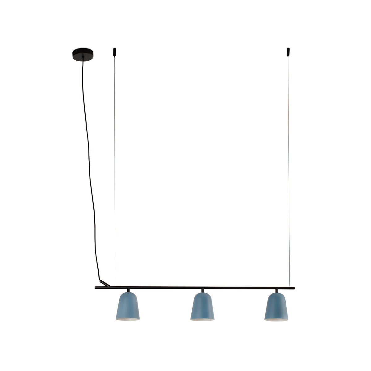 Lámpara Colgante Lineal Studio Azul Mate 91 cm FARO - vista principal | FARO