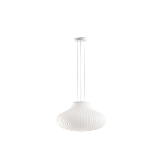 Isabelle Lámpara Colgante Blanca Cristal Opal Faro 28302