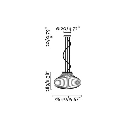 Lámpara colgante con tecnología E27 LED
