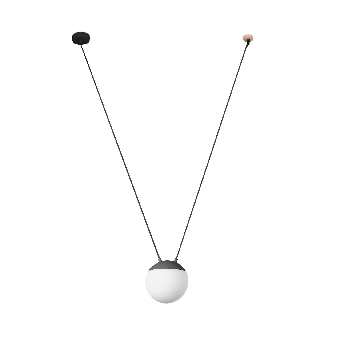 MINE SPACE Lámpara Colgante Diseño Gris FARO 28376-1L