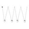 Mine Space Colgante 4L Gris Faro - Lámpara de diseño minimalista 28376-4L